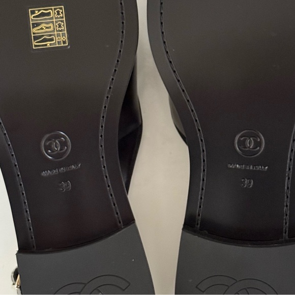 Chanel Black Slingback Loafer 39/9 - Picture 7 of 14